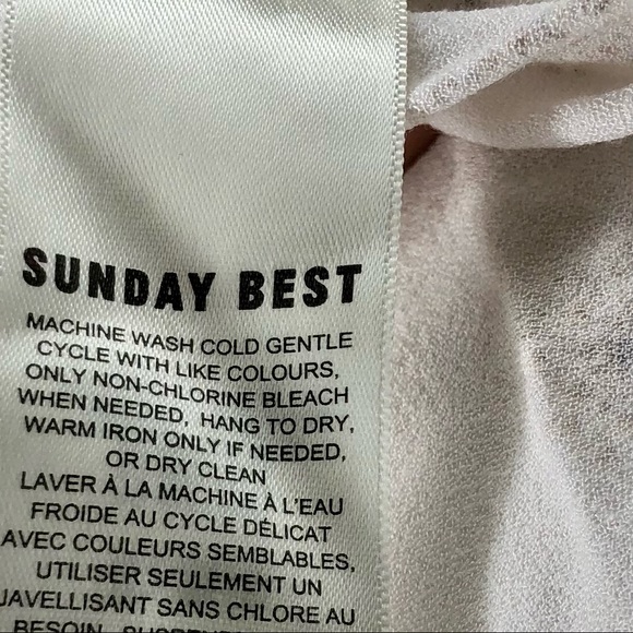 SUNDAY BEST Aritzia • New Ruffle Wrap Dress - Picture 5 of 6